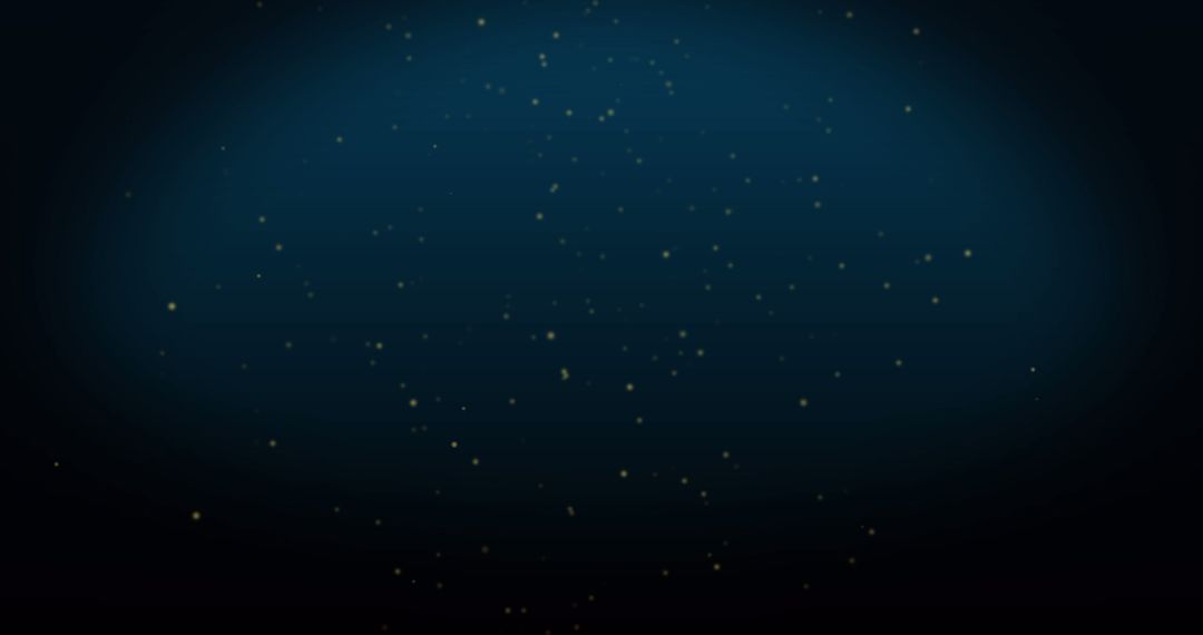 Abstract Floating Dots on Deep Blue Background