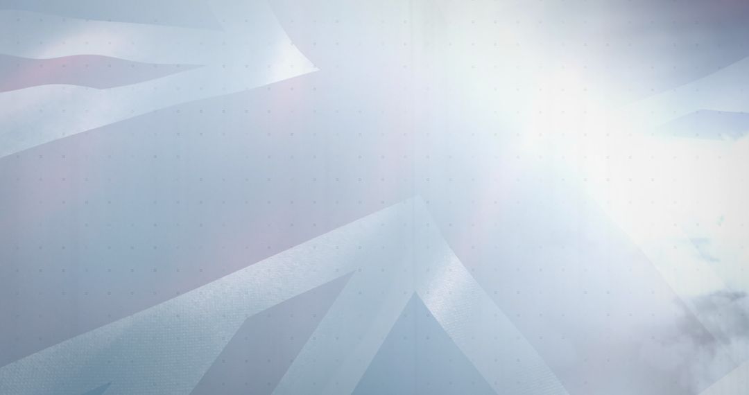 UK Flag and Cloud Computing Conceptual Background