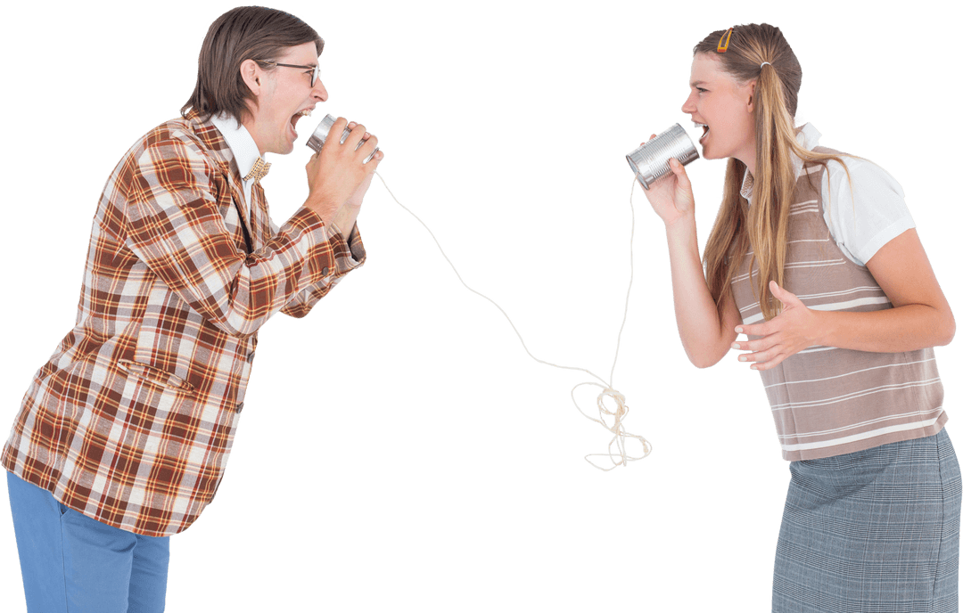 Funny Concept of Communication Using Transparent String Phone