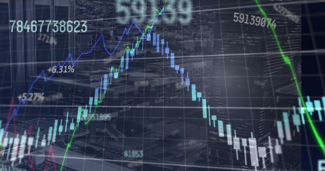 Stock Market Graph Reflecting Financial Trends and Analysis