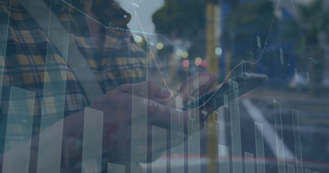 Financial Data Overlay on Mobile Smartphone Usage by Young Professional