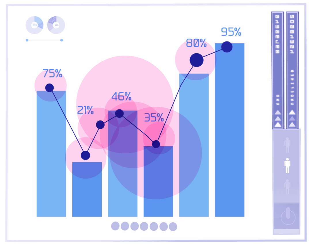Transparent Digital Interface with Business Chart and Data Visualization - Download Free Stock Images Pikwizard.com