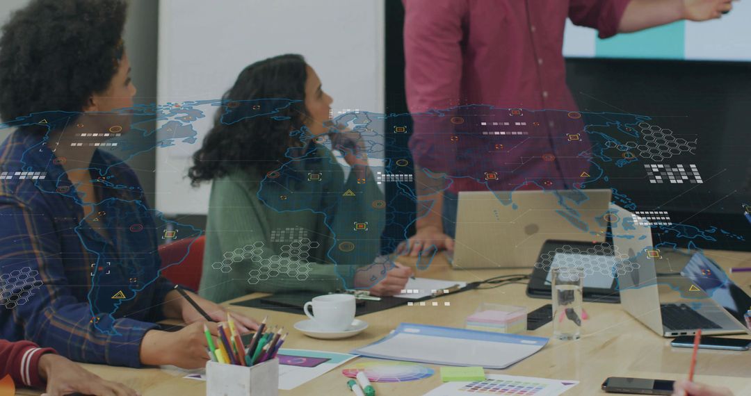 Diverse Team in Collaborative Business Strategy Meeting