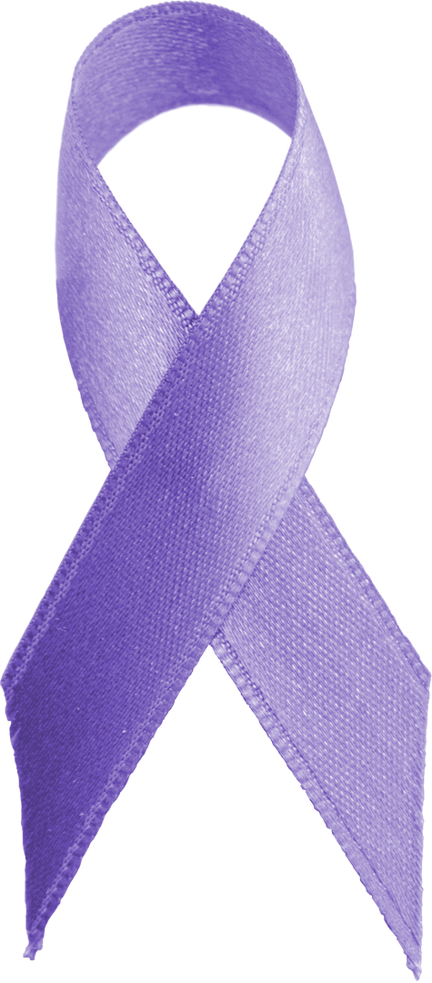 Violet Ribbon on Transparent Background Symbolizing Health Awareness and Causes - Download Free Stock Images Pikwizard.com