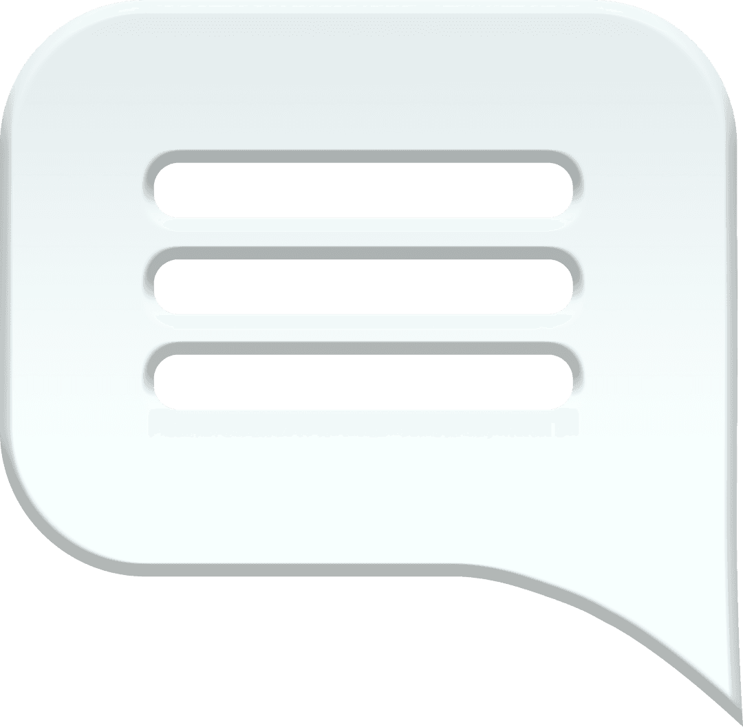 Transparent Speech Balloon with Stripe Pattern Illustration