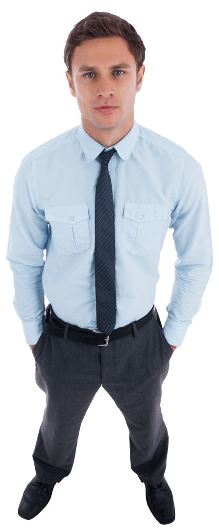 Business Professional Managing Portrait with Transparent Background