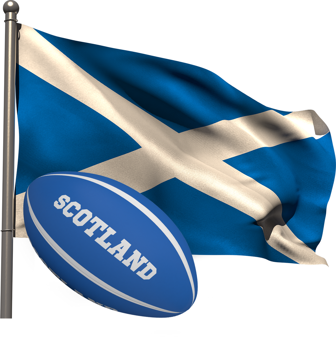 Transparent Scottish Flag with Rugby Ball Illustration Vector - Download Free Stock Images Pikwizard.com