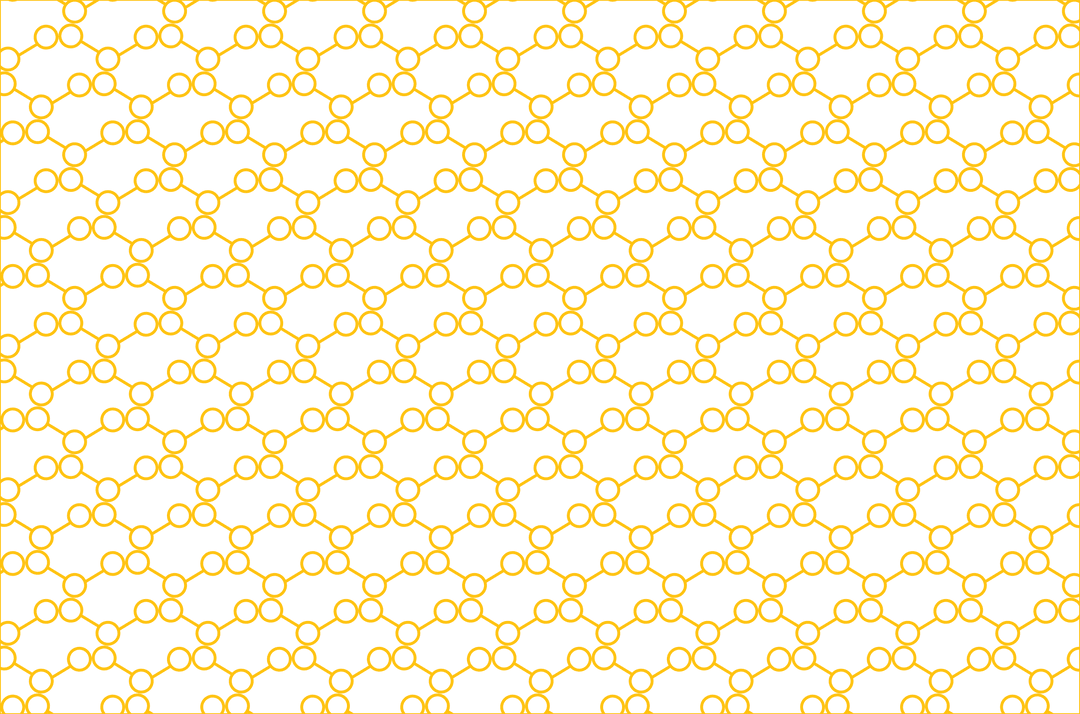 Yellow Decorative Pattern on Transparent Background for Design
