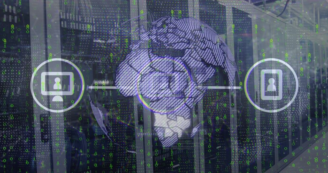 Global data connections in digital computing