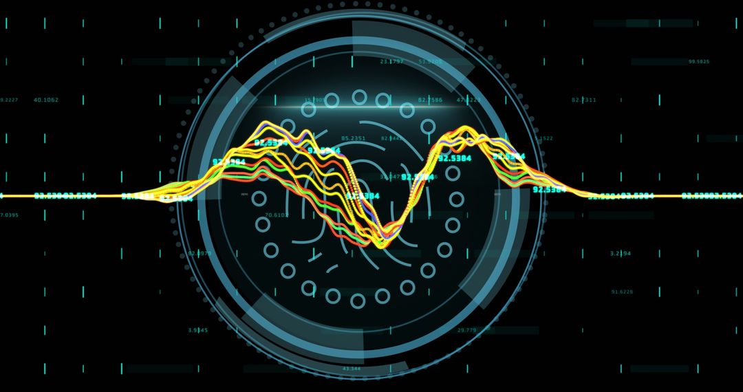 Fingerprint with Data Processing and Digital Interface Visual