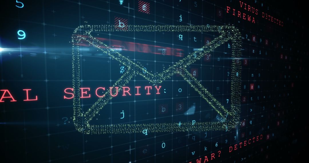 Digital Envelope Email Security Amongst Code and Data Signals