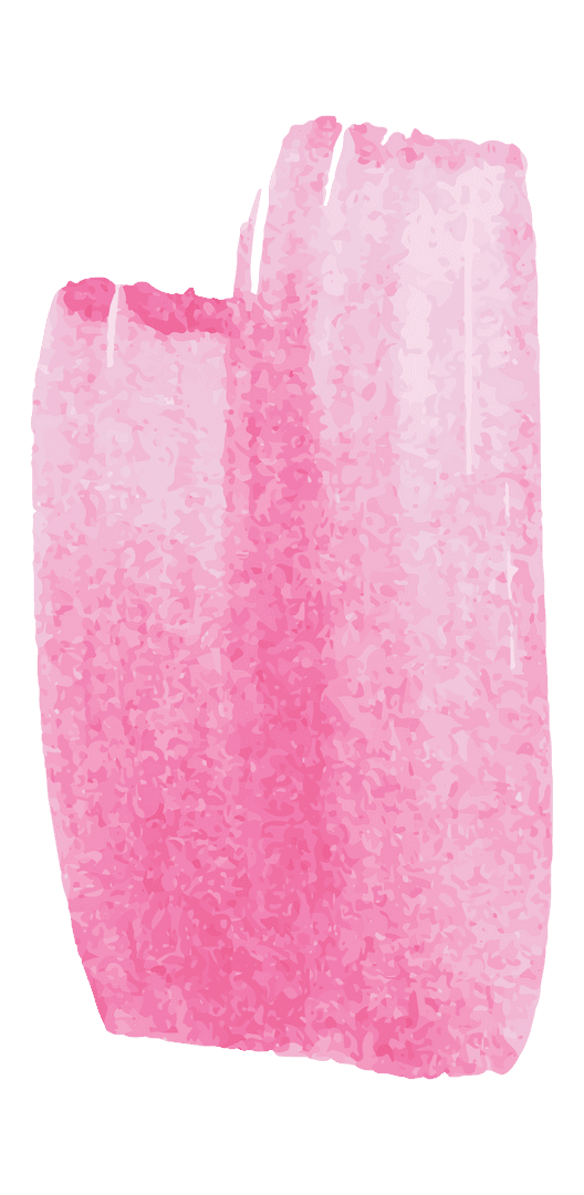 Abstract Transparent Pink Shapes Isolated Vector