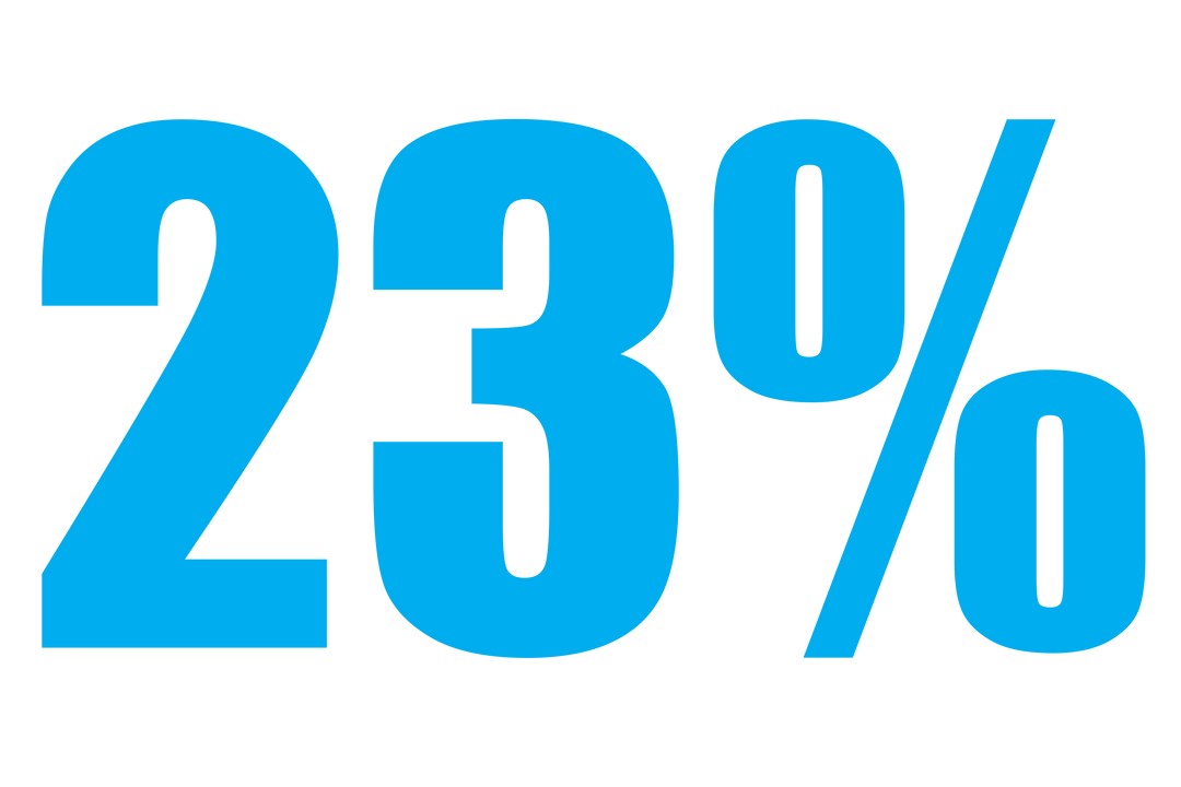 Transparent 23 Percent Displays Statistic or Discount Graphic - Download Free Stock Images Pikwizard.com