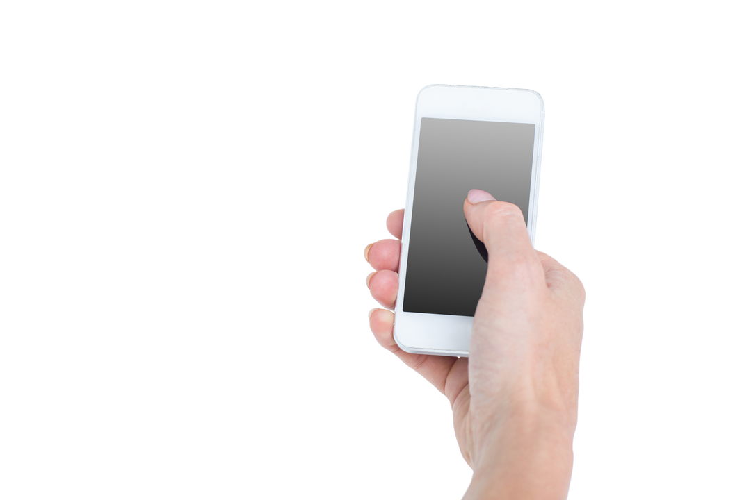 Transparent Hand Holding Smartphone with Blank Screen - Download Free Stock Images Pikwizard.com