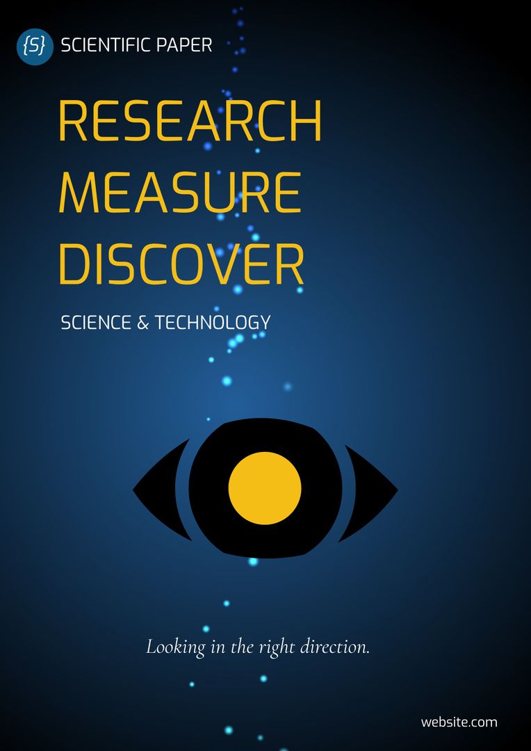 Scientific Exploration Focus with Insightful Eye Motif