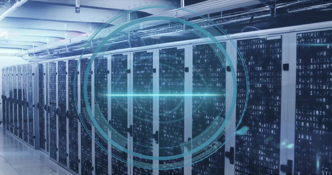 Biometric Scanner Overlaying Server Room for Data Security
