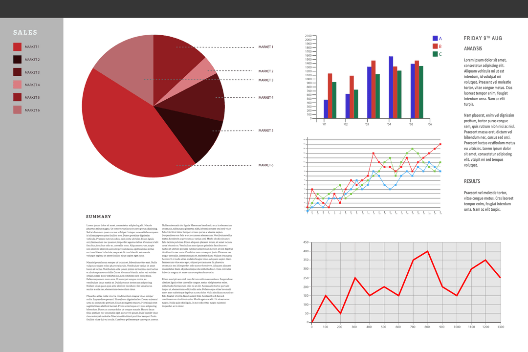 Transparent Business Charts and Graphs for Data Analysis