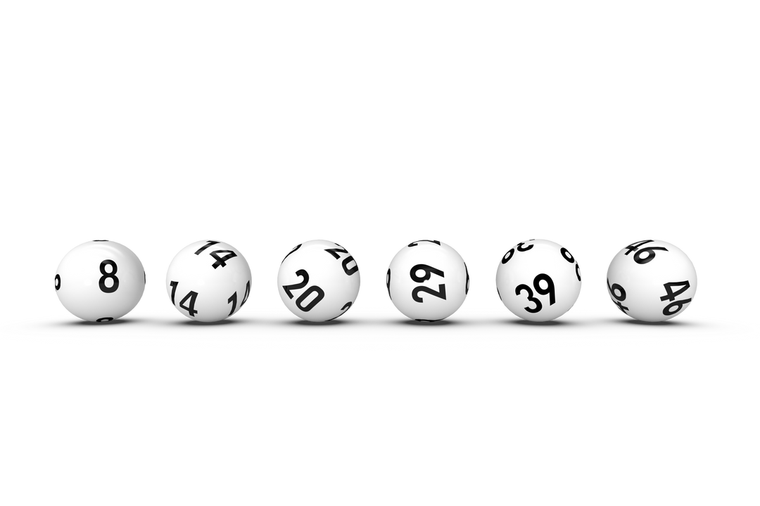 Transparent 3D White Lottery Balls with Numbers - Download Free Stock Images Pikwizard.com