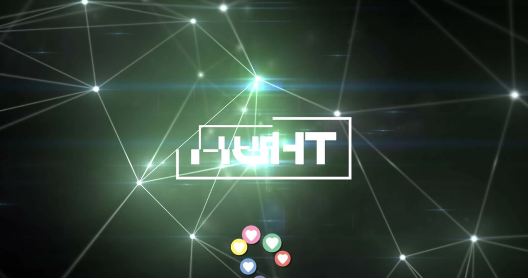 Digital Connections and Social Media Interface Concept