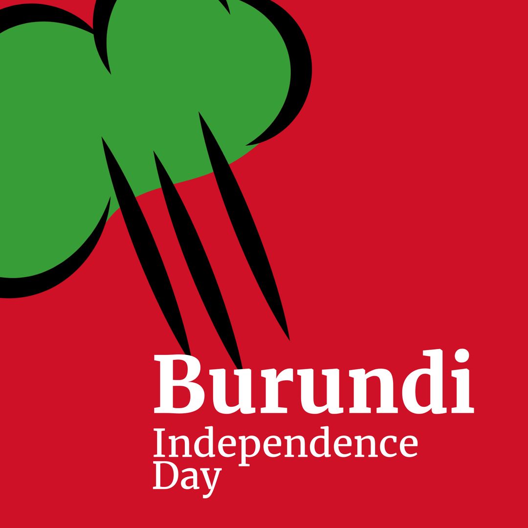 Burundi Independence Day Celebration Graphic Design - Download Free Stock Templates Pikwizard.com