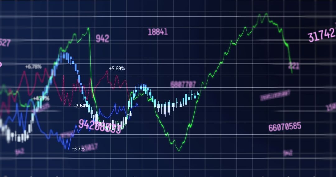 Dynamic Stock Market Analysis Concept Artwork