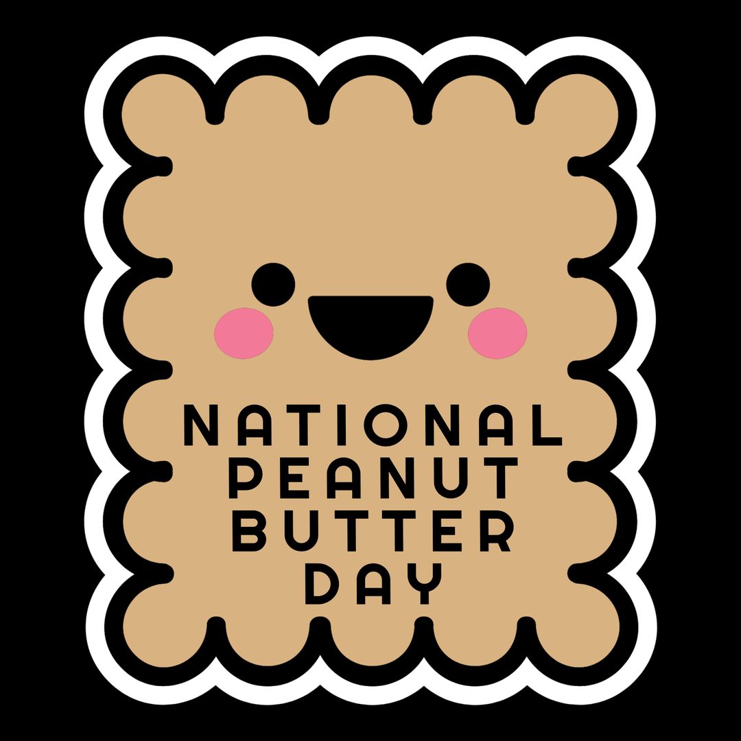Cheerful Celebration of National Peanut Butter Day with Happy Bear