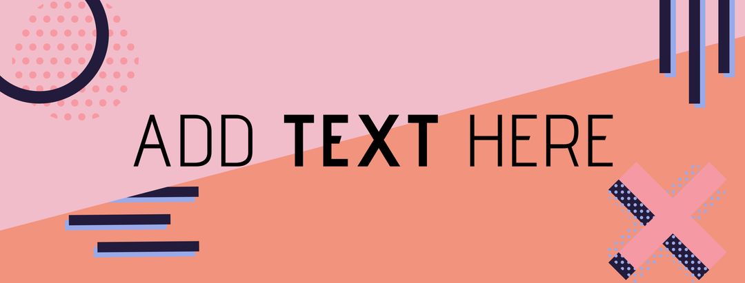 Modern Abstract Geometric Template for Creative Text Placement