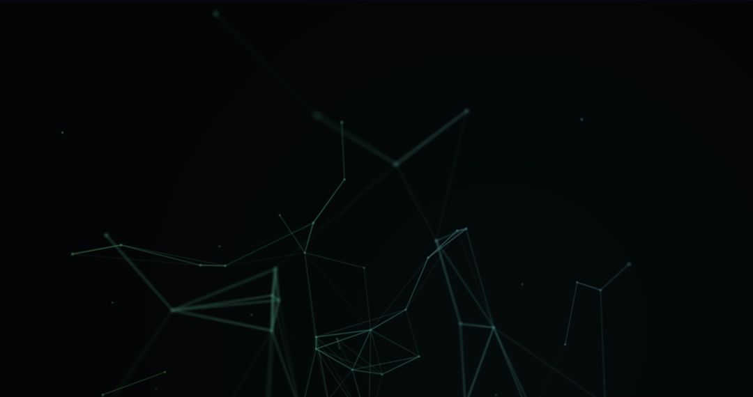 Abstract Neural Network on Dark Background