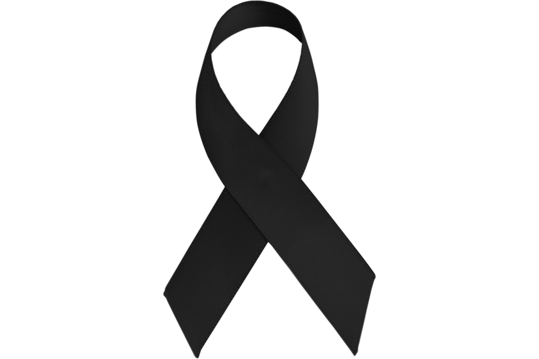 Black Awareness Ribbon on Transparent Background Showing Health and Support - Download Free Stock Images Pikwizard.com