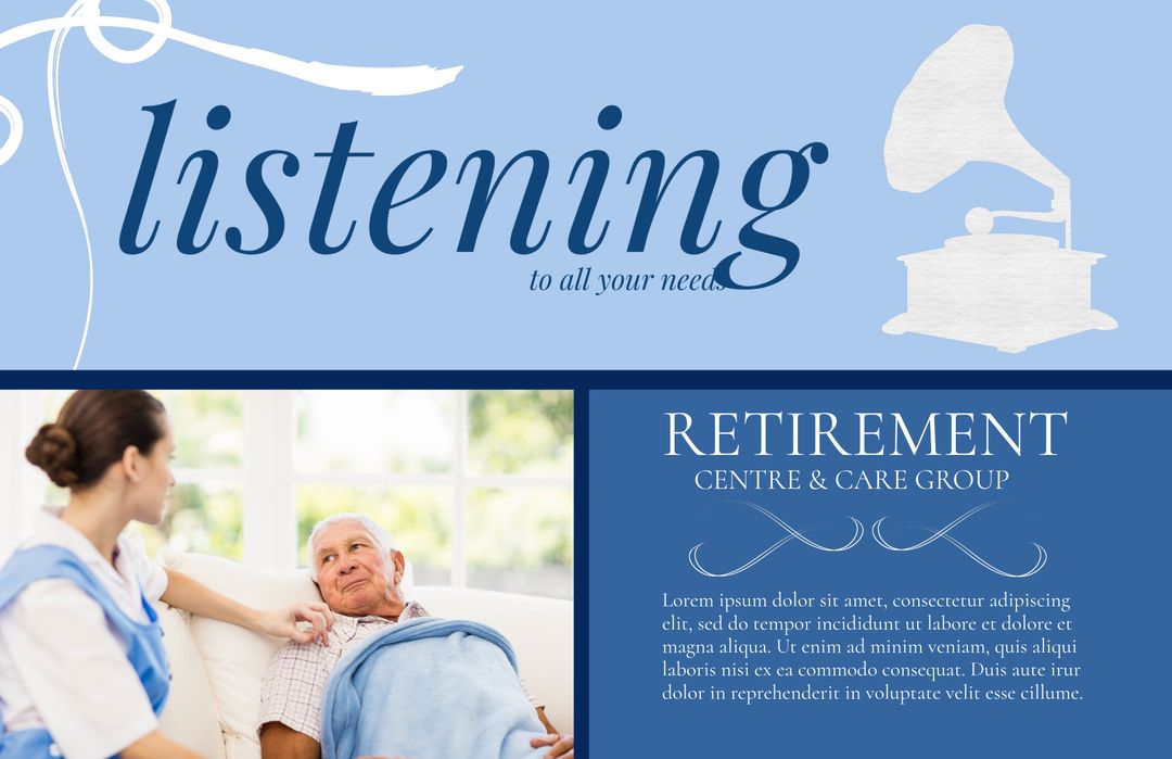 Nurse Providing Gentle Care to Elderly Patient in Retirement Center - Download Free Stock Templates Pikwizard.com