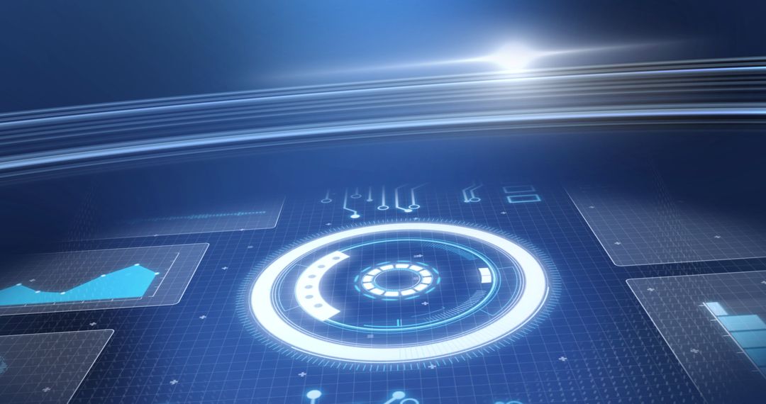 Digital Interface Graphics with Analytics and Scanning Display - Free Images, Stock Photos and Pictures on Pikwizard.com