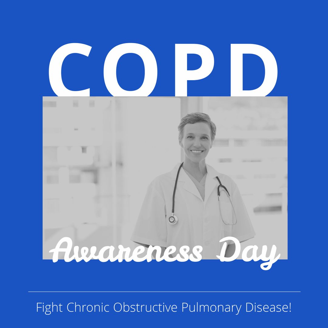 COPD Awareness Day Campaign with Female Doctor