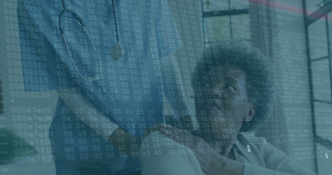 Binary Code Overlaying Senior Assistance Technology