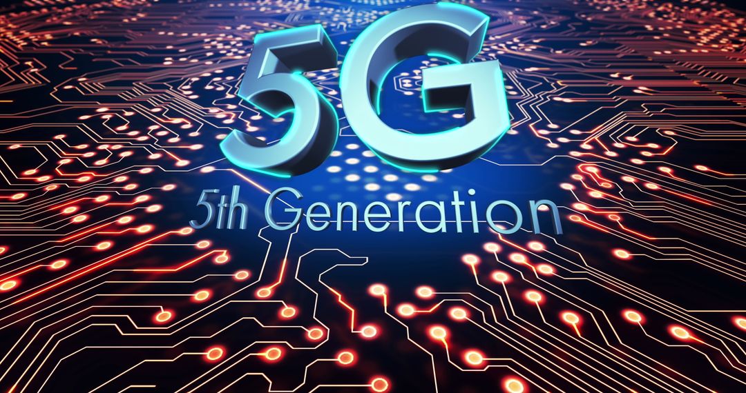 5G Technology Microsystem Innovation Concept Art