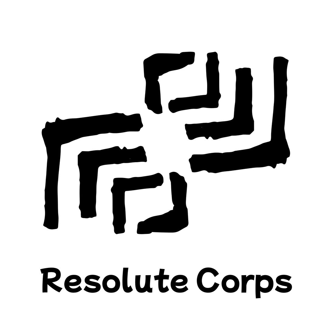 Corporate Logo with Black Abstract Patterns on White Background - Download Free Stock Templates Pikwizard.com