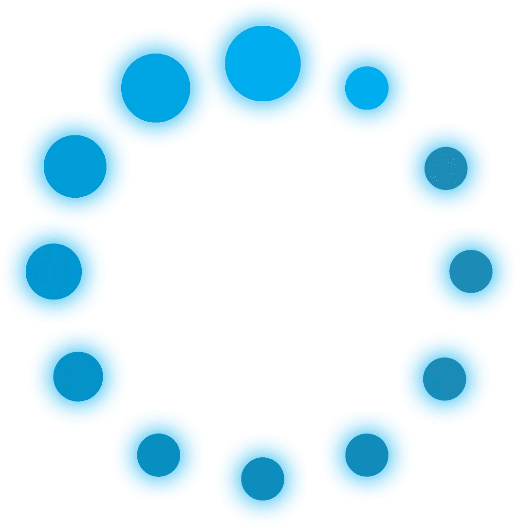 Transparent Blue Circular Loading Pattern with Dots - Download Free Stock Images Pikwizard.com