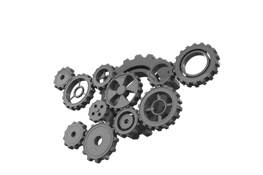 Floating Transparent Gears with Industrial Mechanical Theme - Download Free Stock Images Pikwizard.com