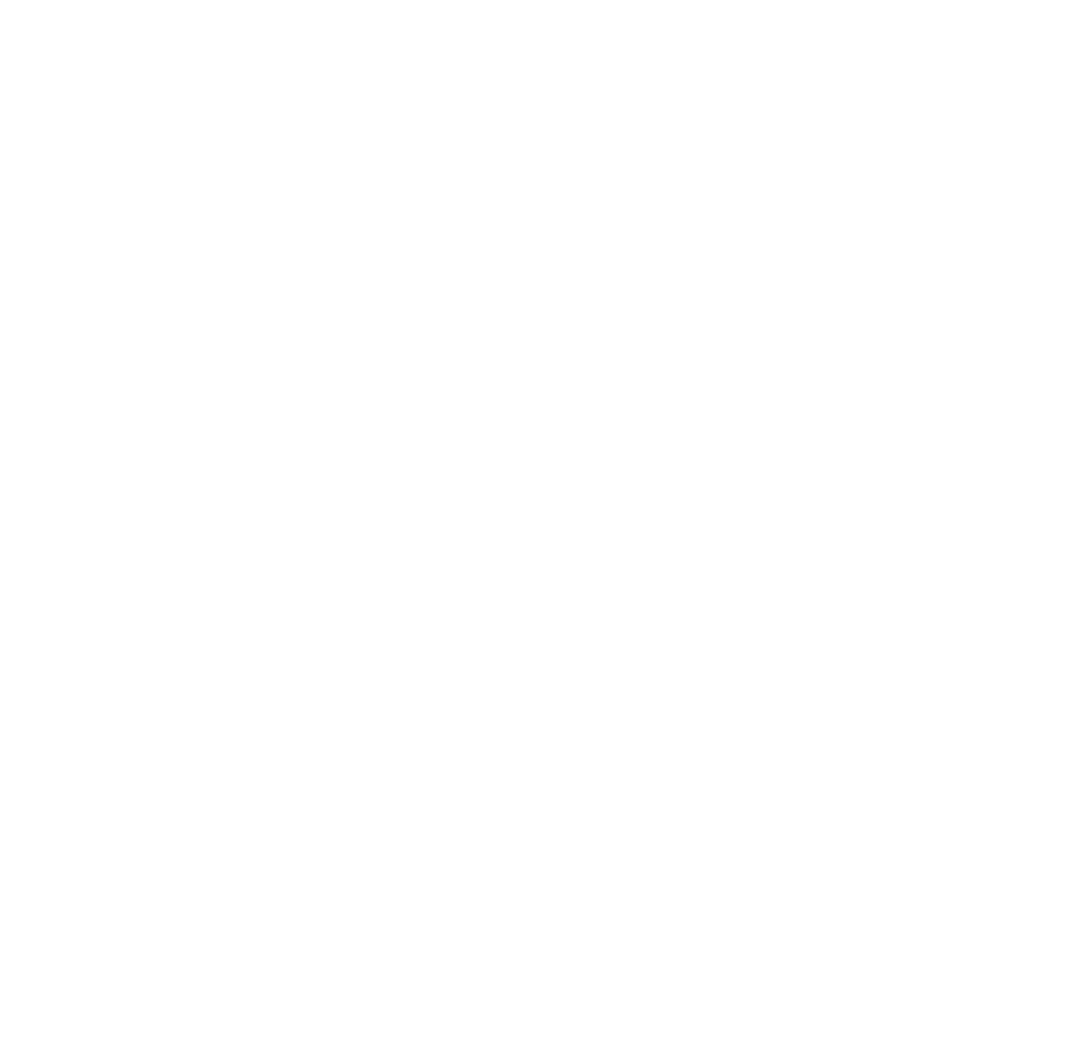 Symmetrical Christmas Snowflake Design on Transparent Background