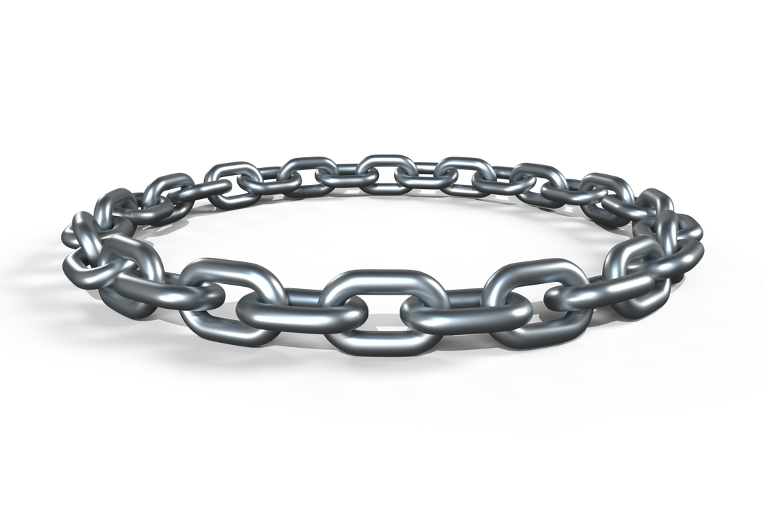 Seamless Circular Silver Chain on Transparent Background - Download Free Stock Images Pikwizard.com