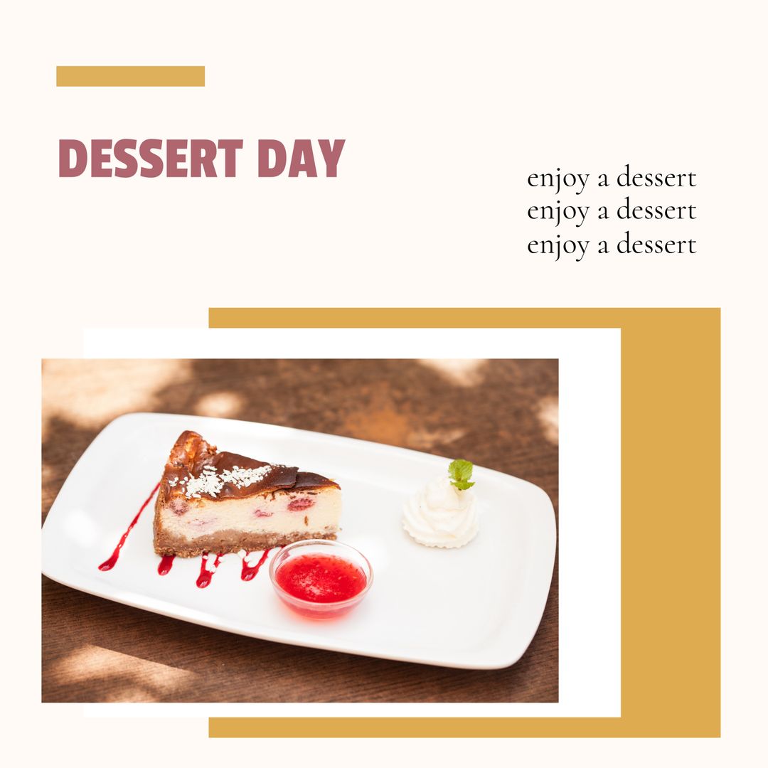 Cheesecake and Whipped Cream Display for Dessert Celebrations