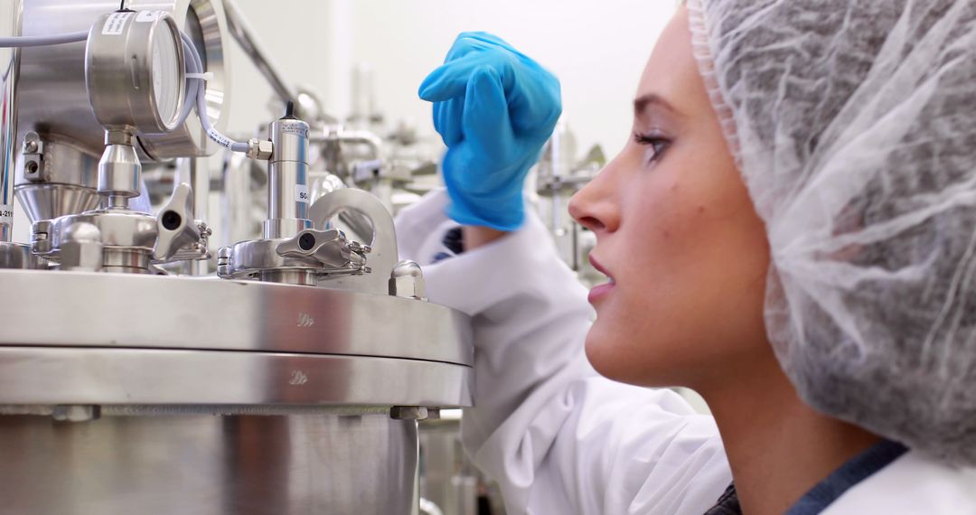 Female Scientist Working with Laboratory Equipment - Free Images, Stock Photos and Pictures on Pikwizard.com