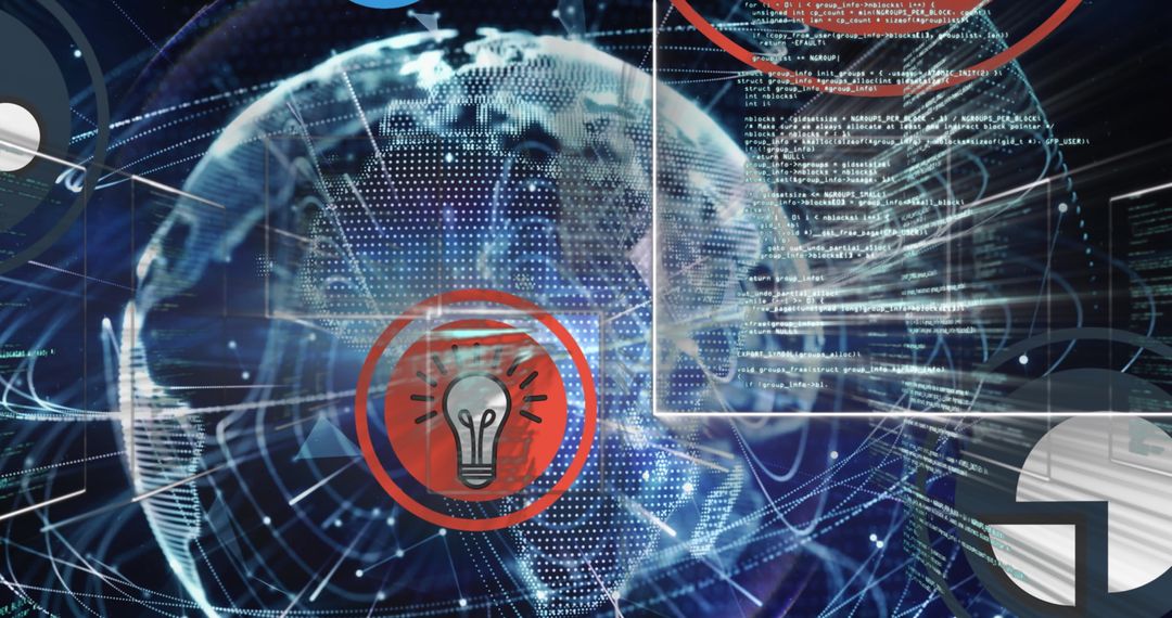 Global Innovation and Connectivity in Futuristic Network Concept