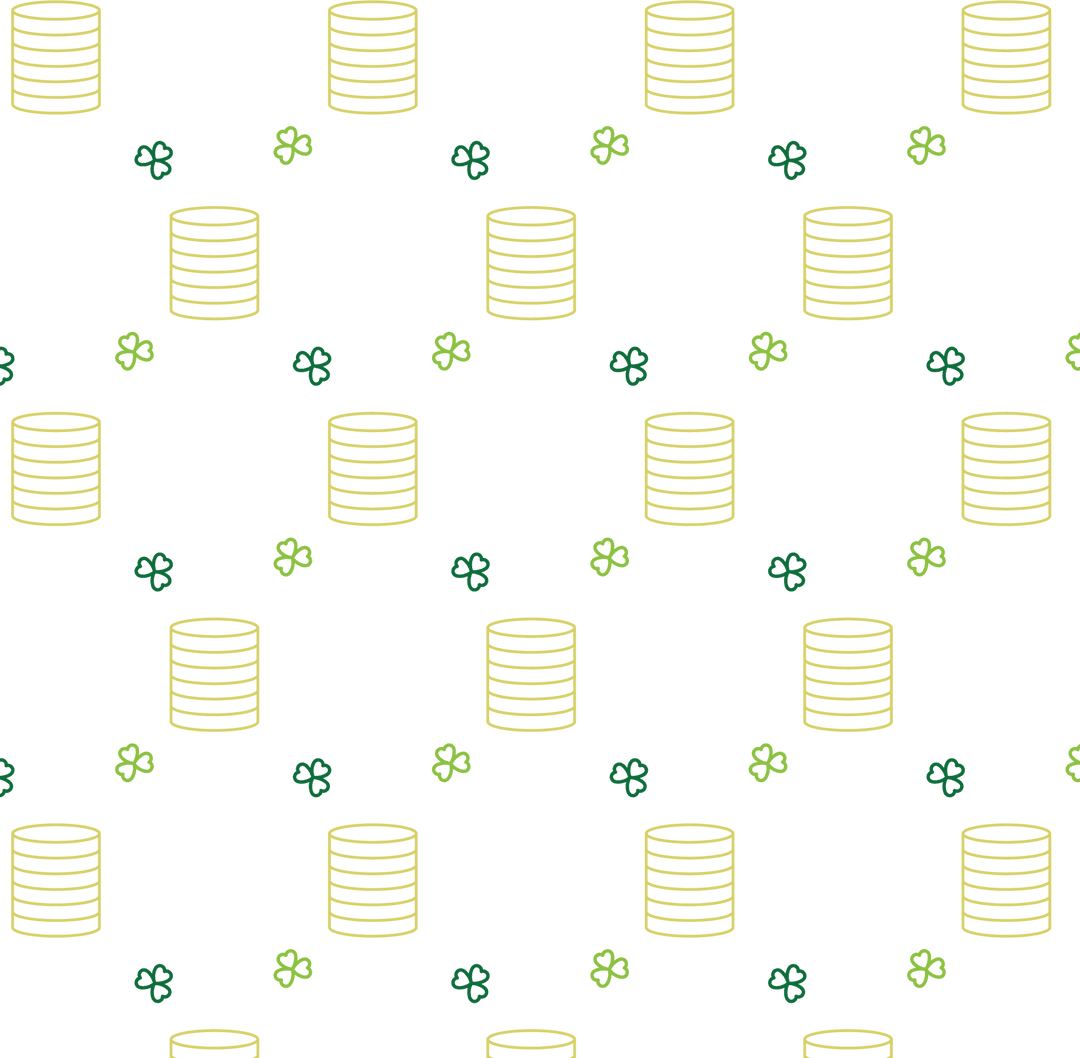 Abstract stripes and spots repeating on transparent background