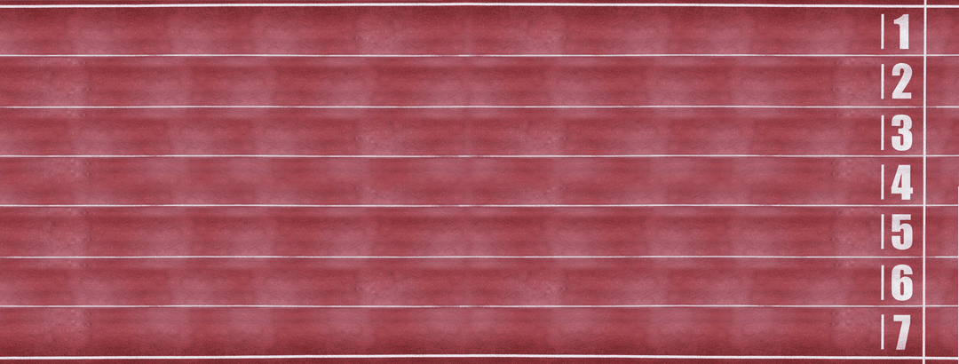 Clear Start Line on Race Track for Transparent Sports Concept