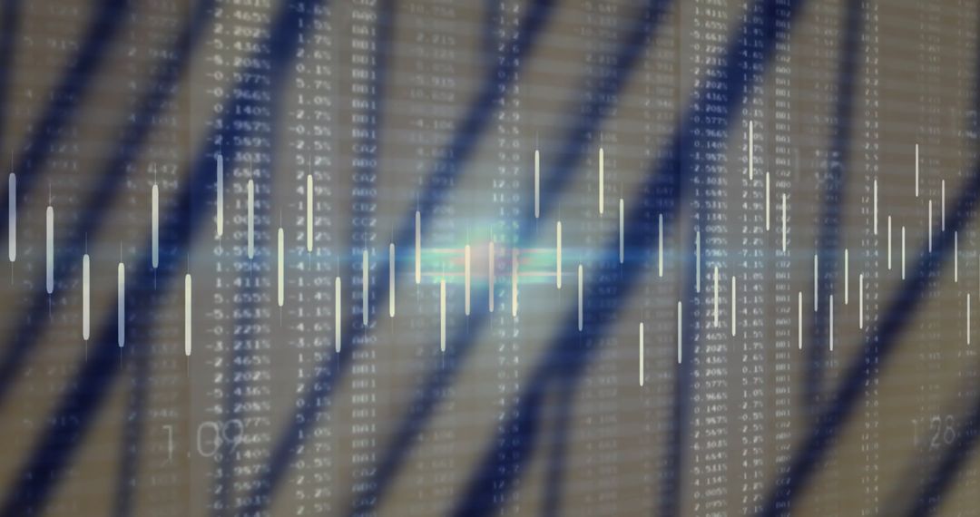 Digital Data Visualization with Financial Analysis Theme