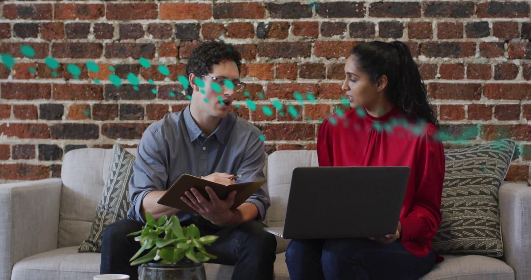 Diverse Colleagues Discussing Work in Front of Digital Interface