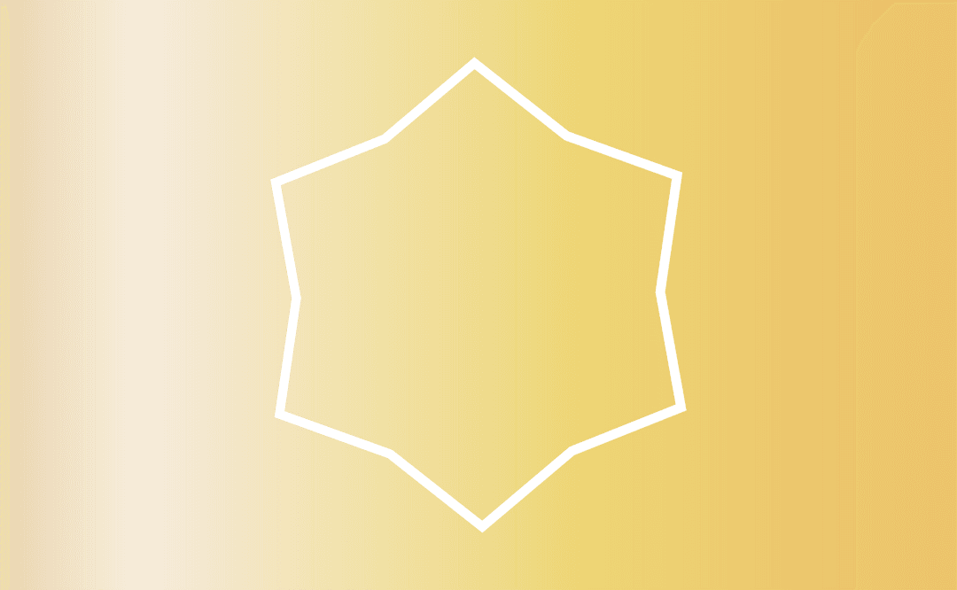 Transparent Geometric Star on Gradient Background