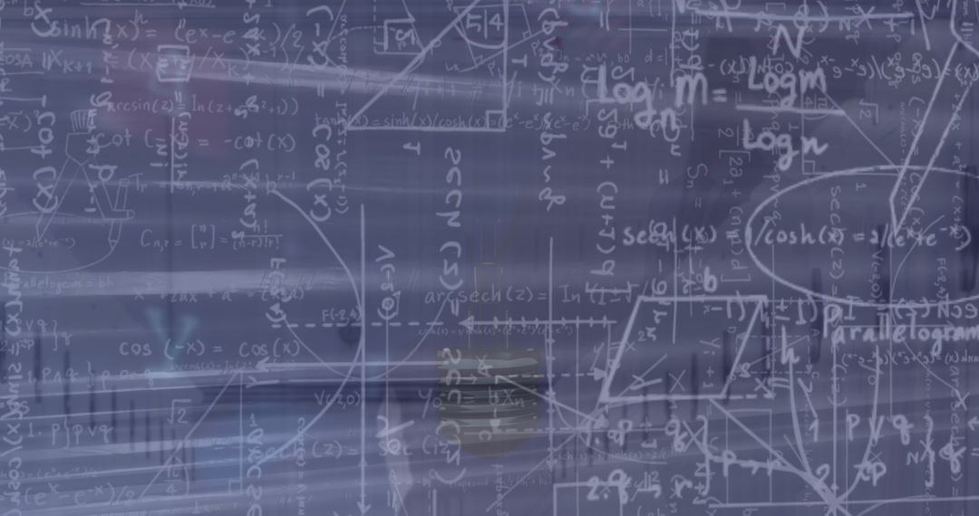 Abstract interplay of mathematical equations and data processing