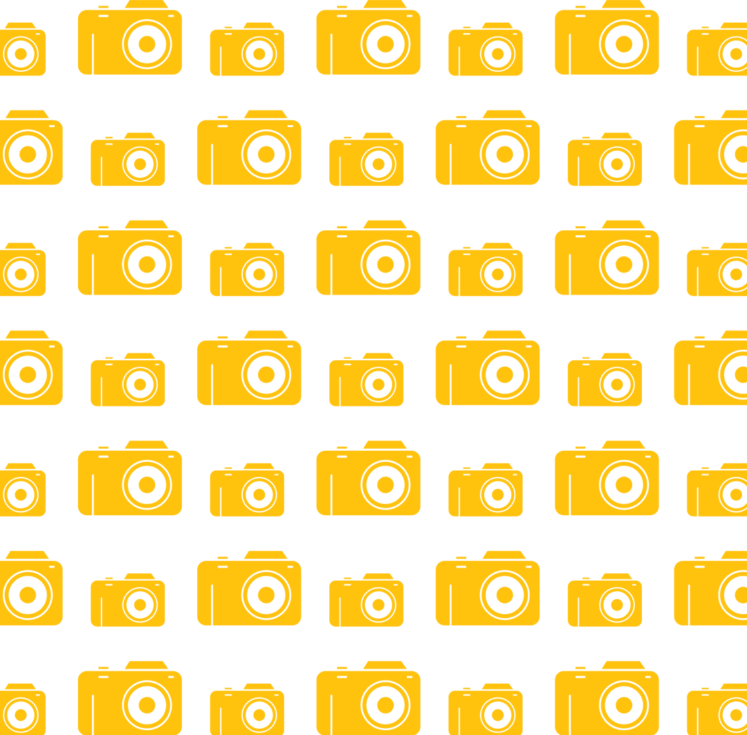 yellow camera pattern on transparent background with photography concept - Download Free Stock Images Pikwizard.com