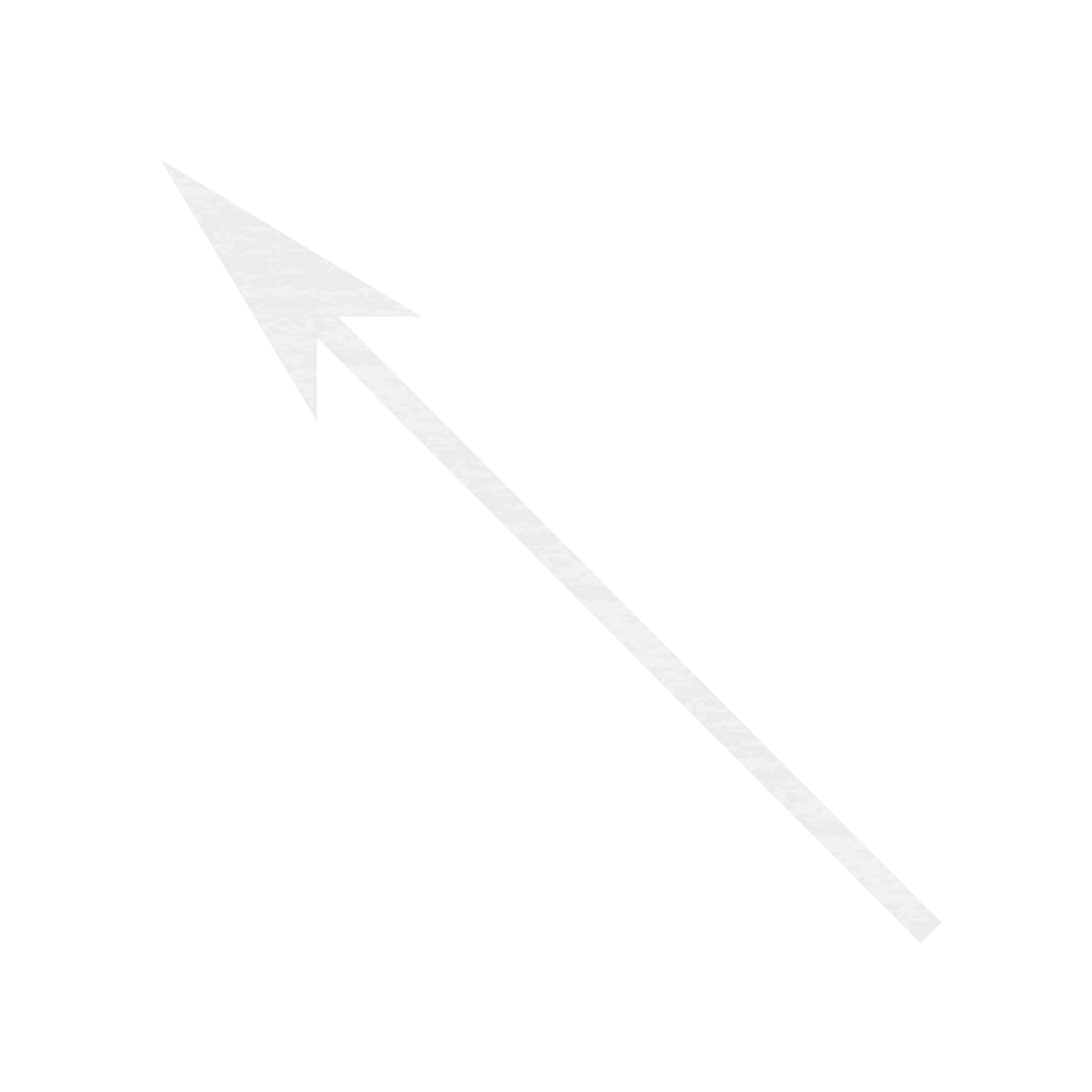 White Transparent Diagonal ArrowPointing Upward On Black Background